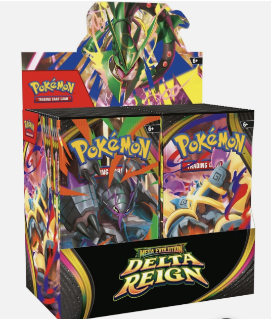 Pre-order: Pokémon TCG: Mega Evolution Delta Reign - Booster Display CDU